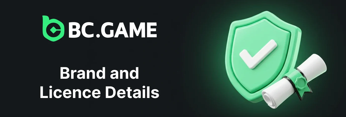 BC Game brand and licence details for players in India